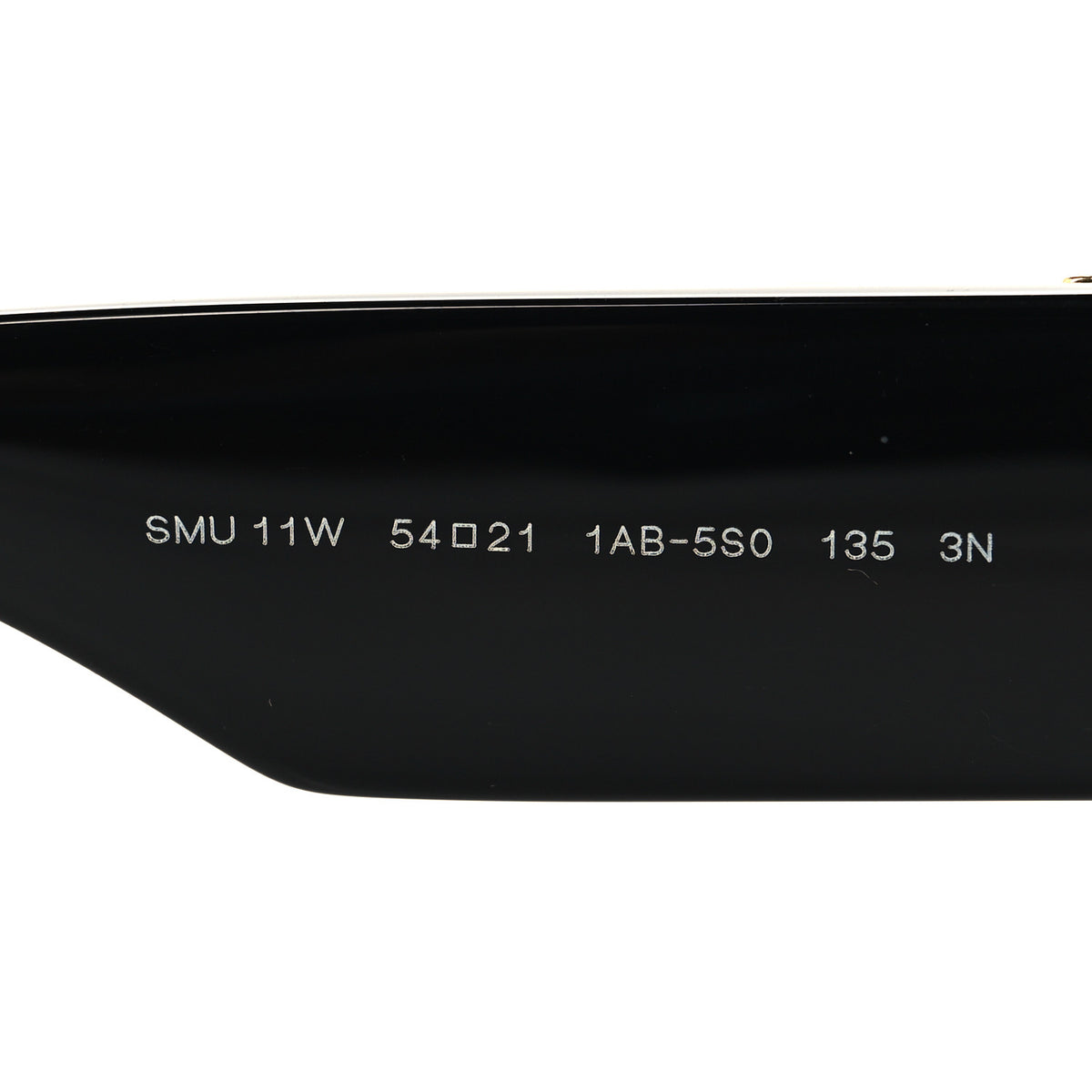 Miu Miu Acetate Oval Glimpse Sunglasses SMU11W Black 6 of 6