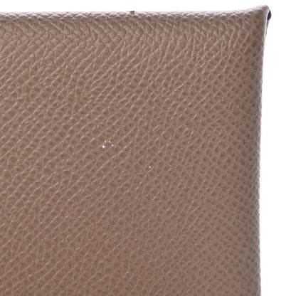 Hermes Epsom Calvi Card Case Etoupe 8 of 8