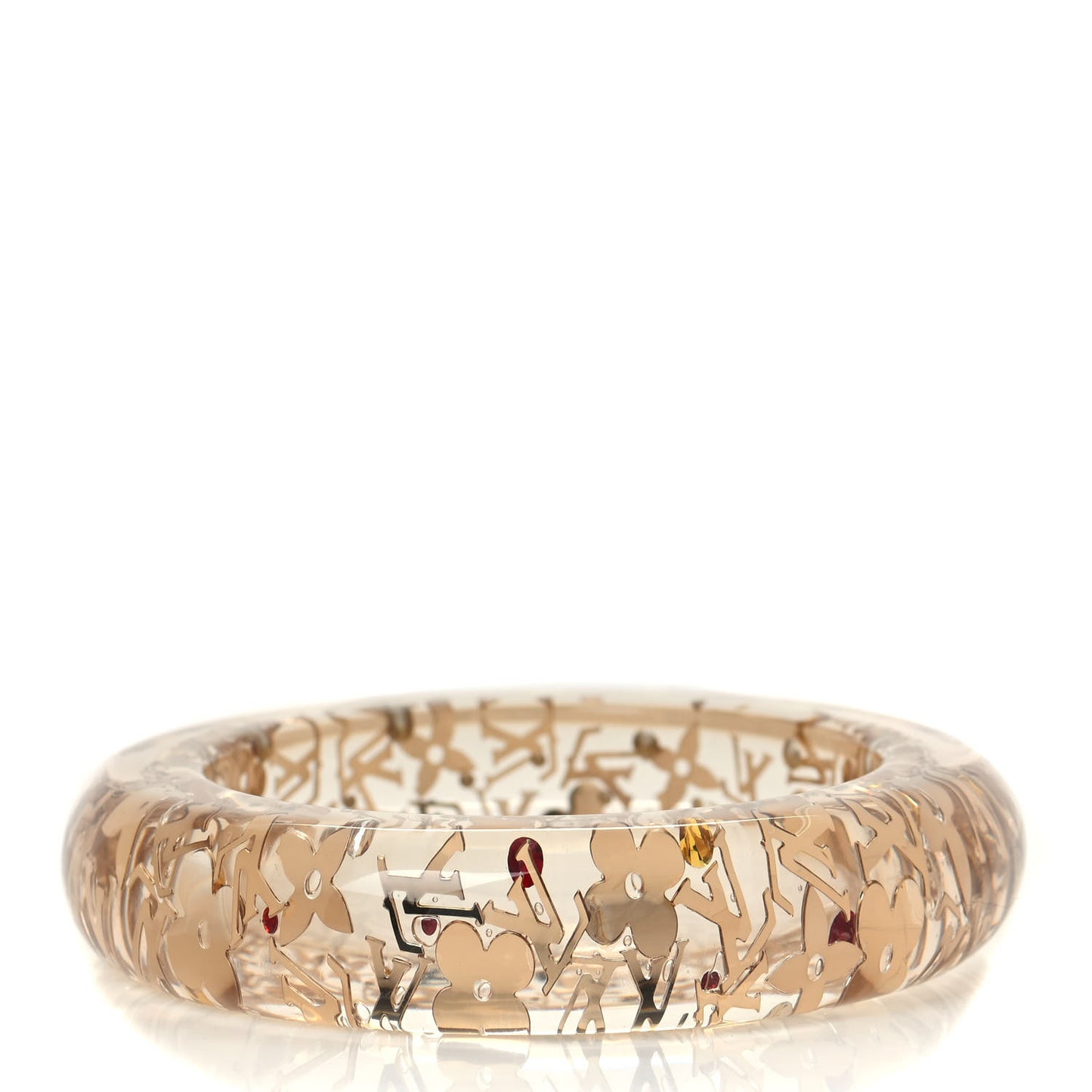 Resin Swarovski Medium Inclusion Bracelet GM Transparent