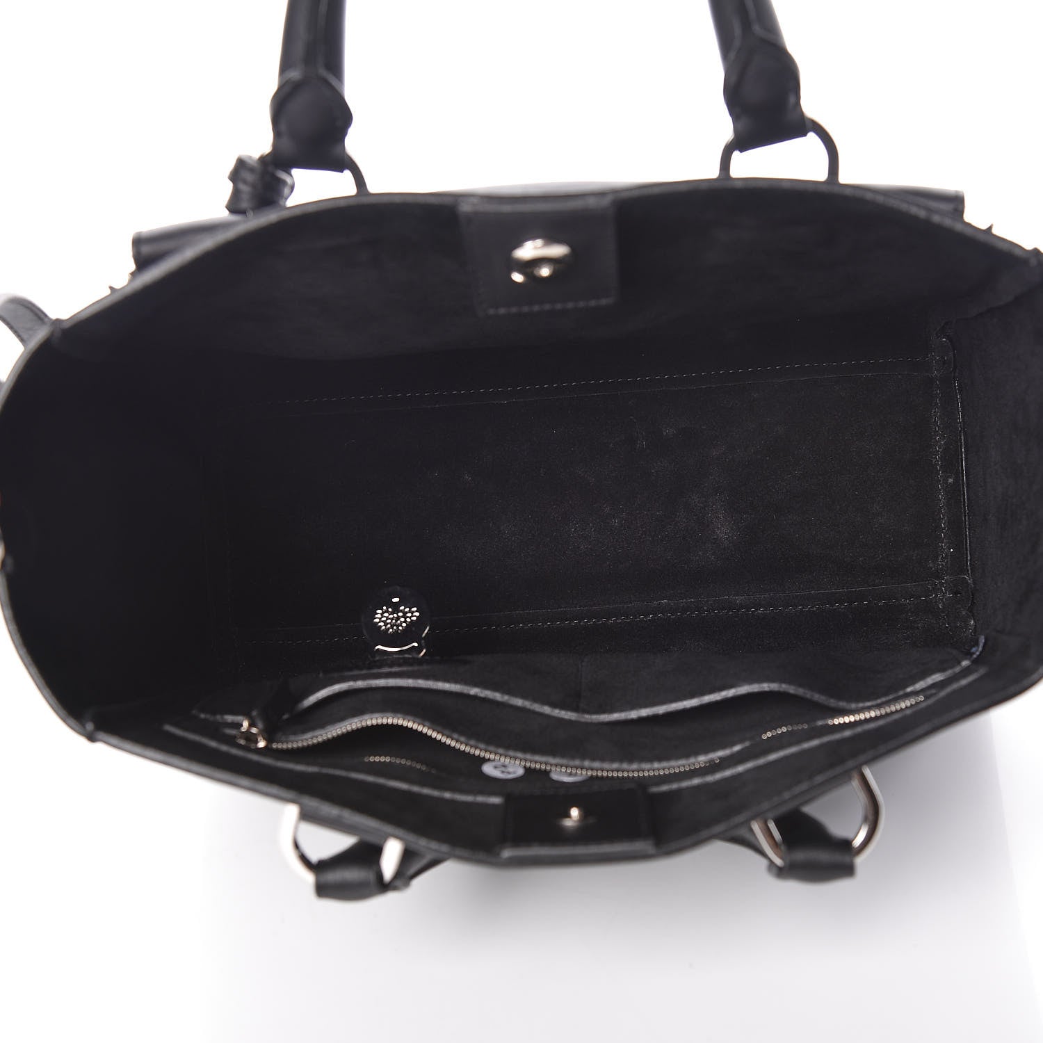 Mulberry Silky Calf Small Willow Tote Black 5 of 14