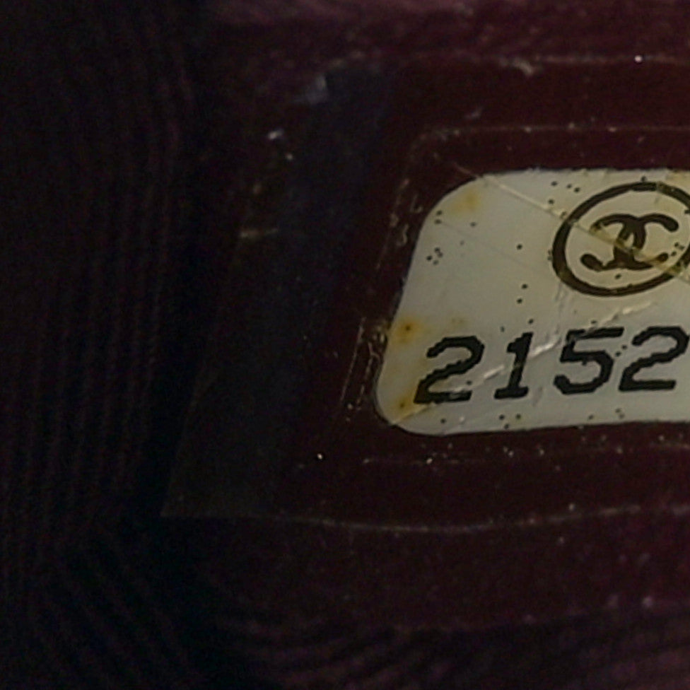 Chanel Calfskin Woven Medium Boy Flap Black White 7 of 14