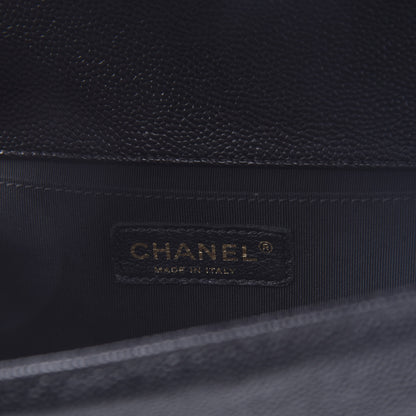 Chanel Caviar Quilted Medium Boy Flap Black 6 of 11