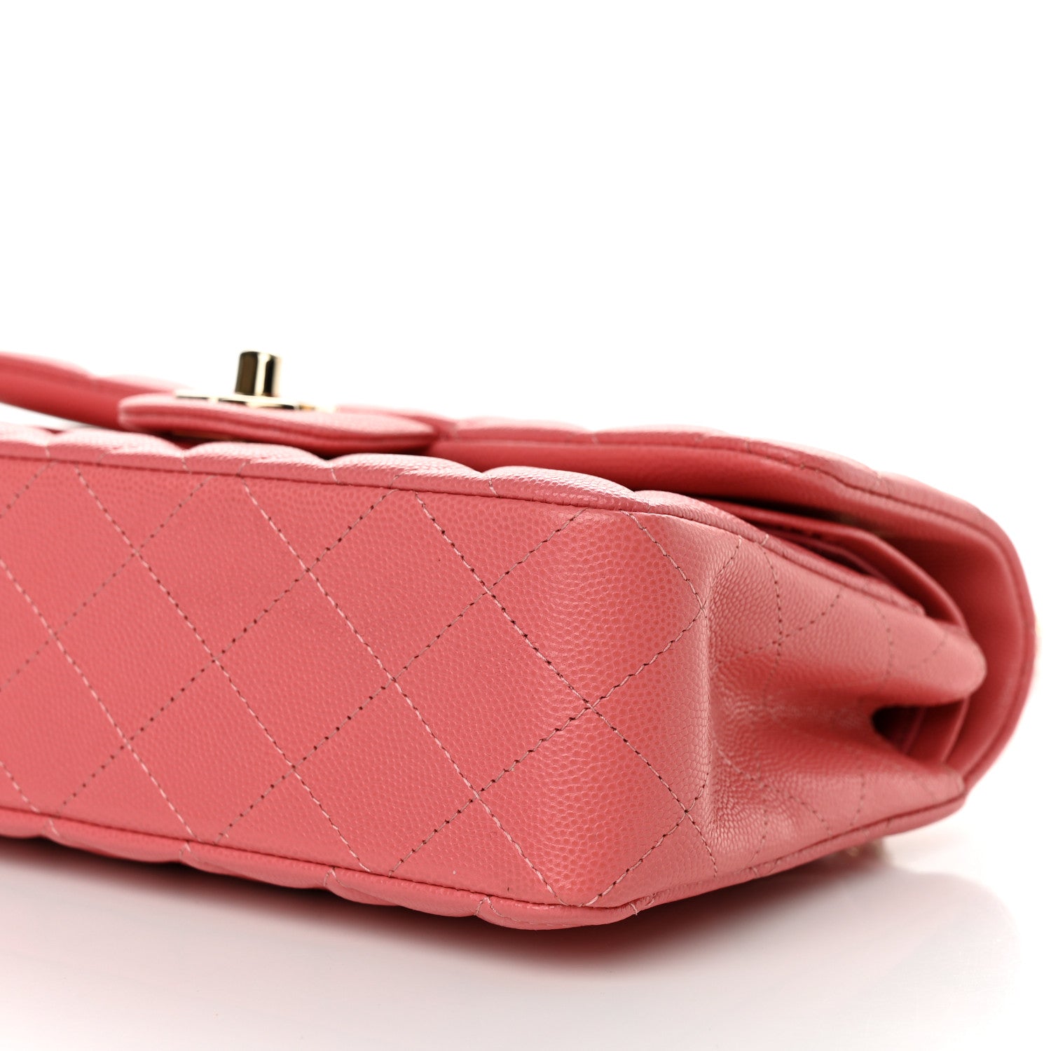 Chanel Caviar Quilted Small Double Flap Pink 9 of 10