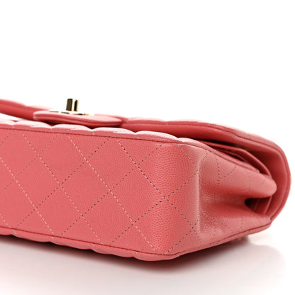 Chanel Caviar Quilted Small Double Flap Pink 9 of 10