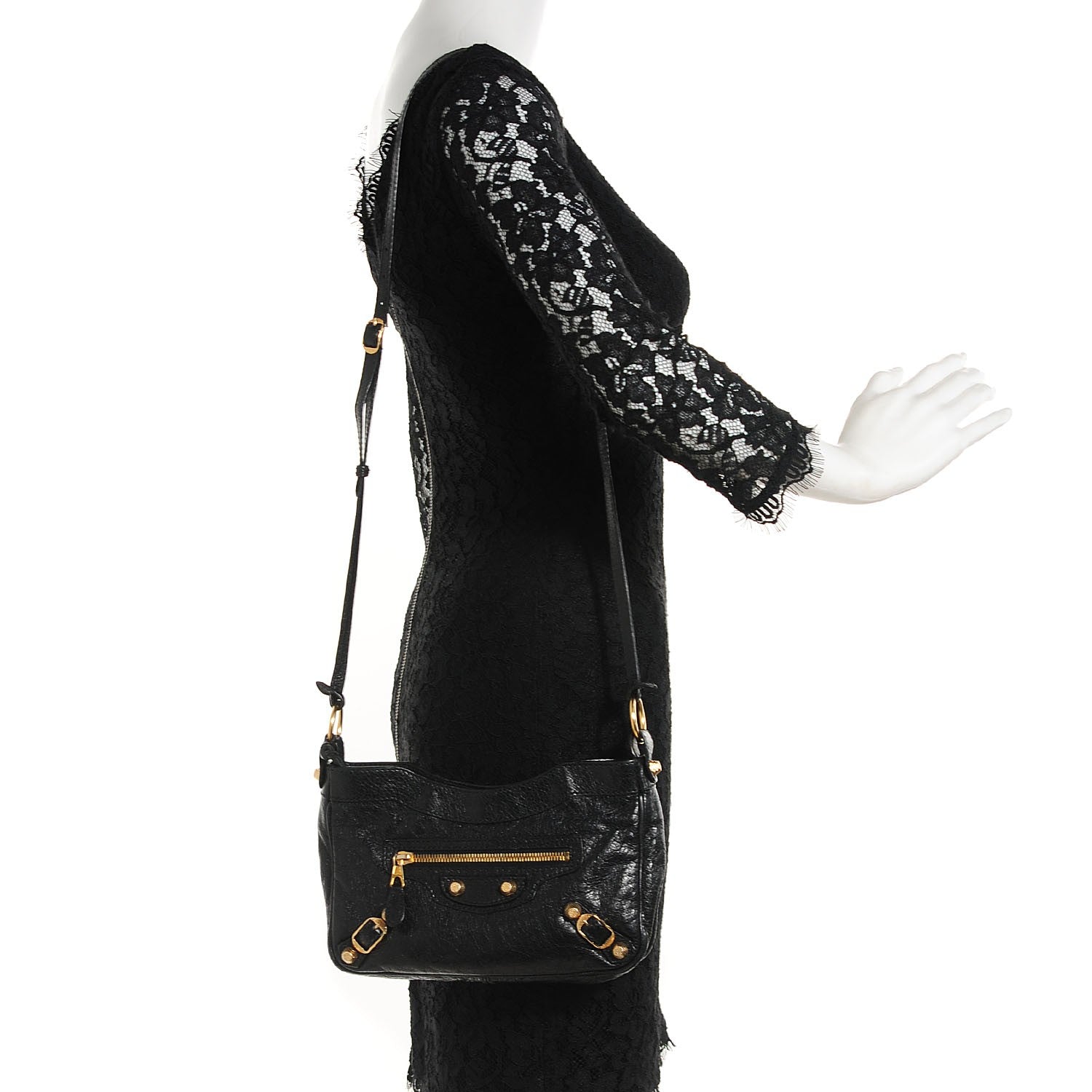 Balenciaga Agneau Giant 12 Gold Hardware Hip Black 2 of 10