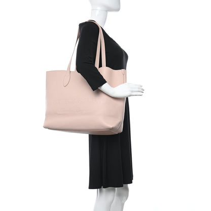 Burberry Grainy Calfskin Remington Tote Pale Ash Rose 2 of 10