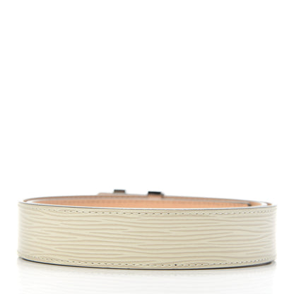 Louis Vuitton Epi 30mm LV Initiales Belt 80 32 Ivory 2 of 6