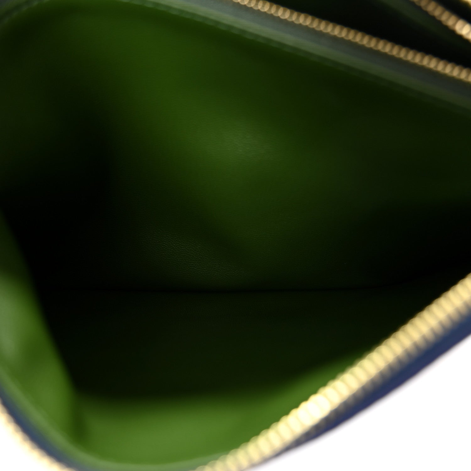 Louis Vuitton Lambskin Embossed Monogram Coussin PM Blue Green 5 of 11
