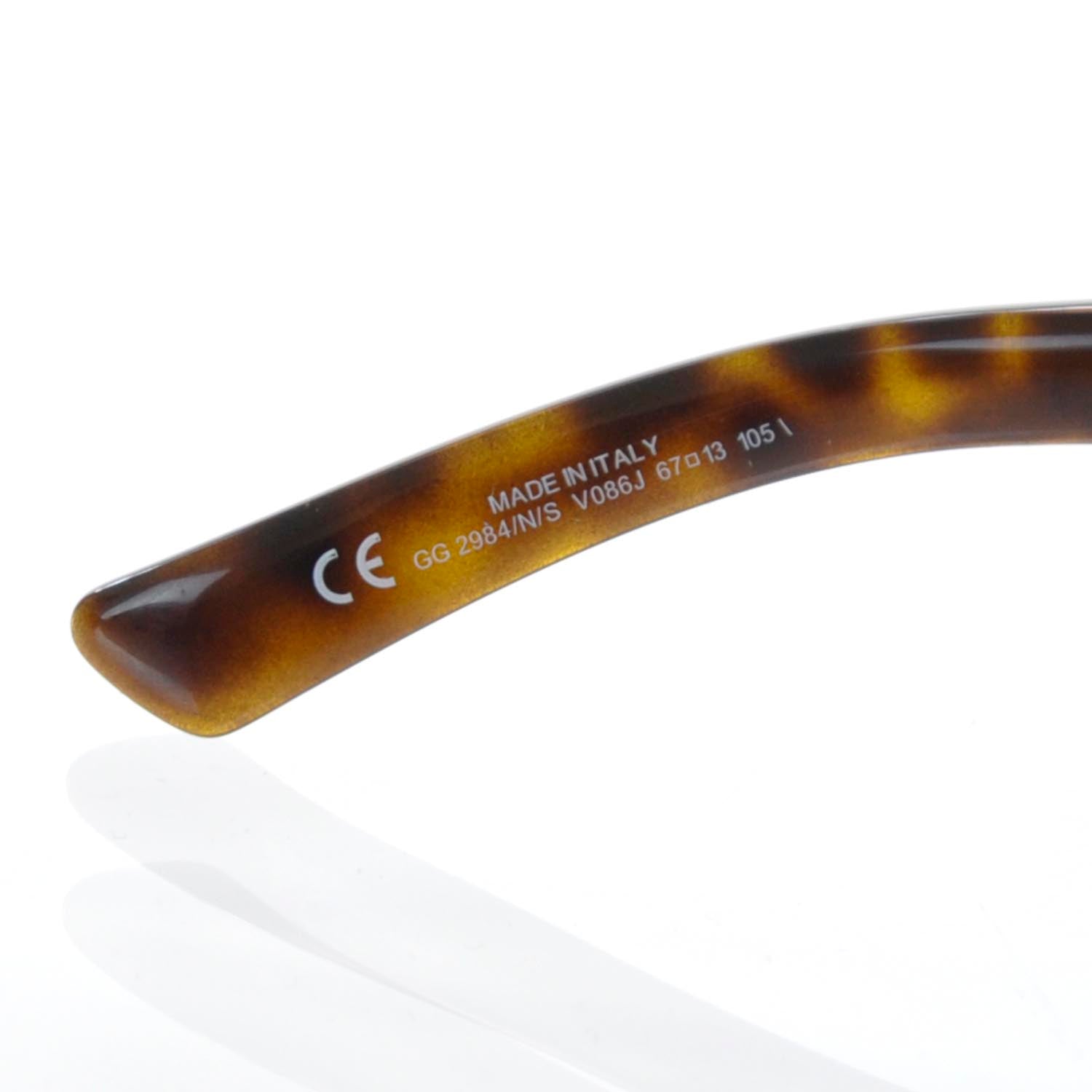 Gucci Tortoise Shell Sunglasses 2984 5 of 6