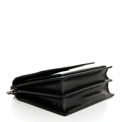 Saint Laurent Lambskin Mixed Quilted Medium Monogram Sunset Black 4 of 11