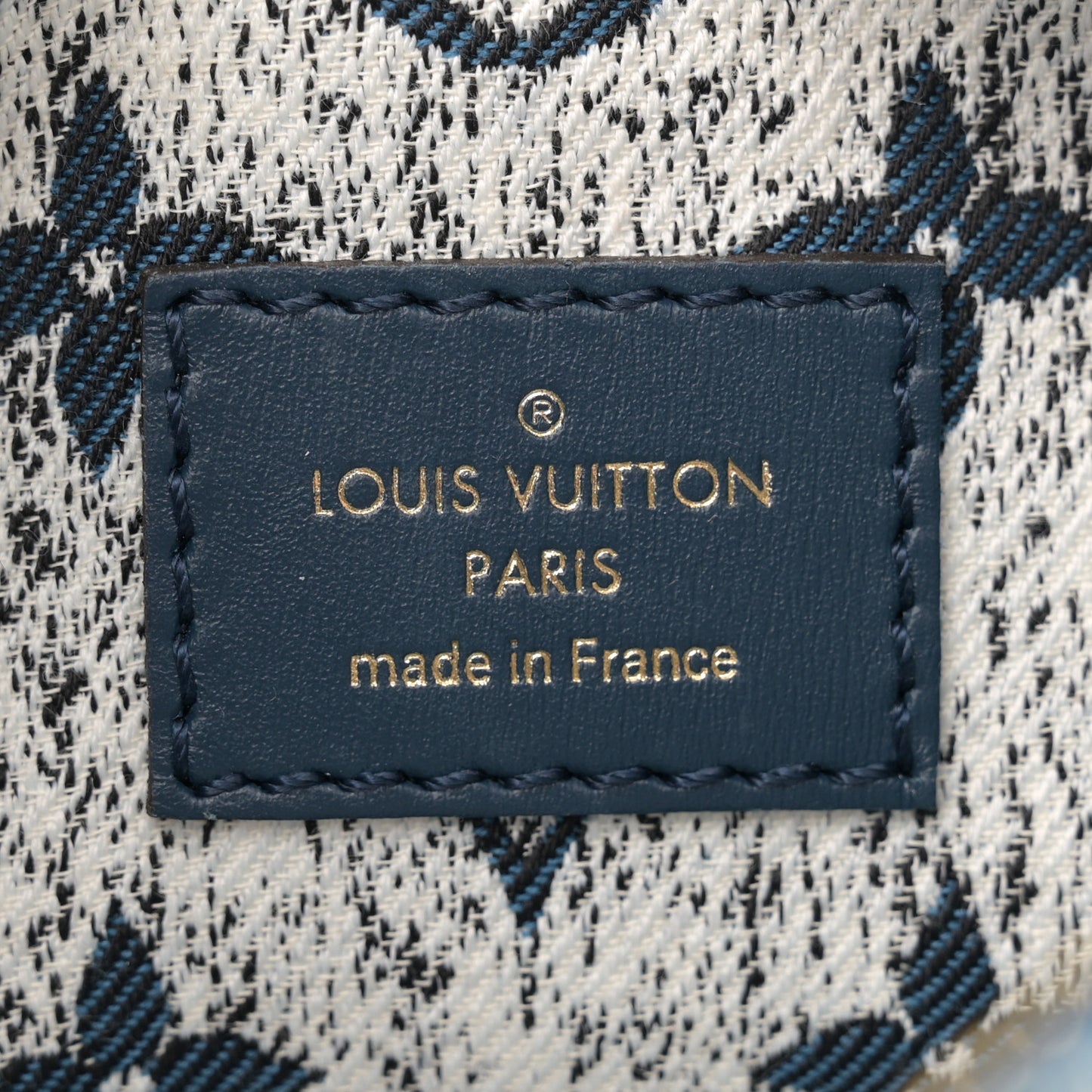 Monogram Jacquard Denim Loop Bleu