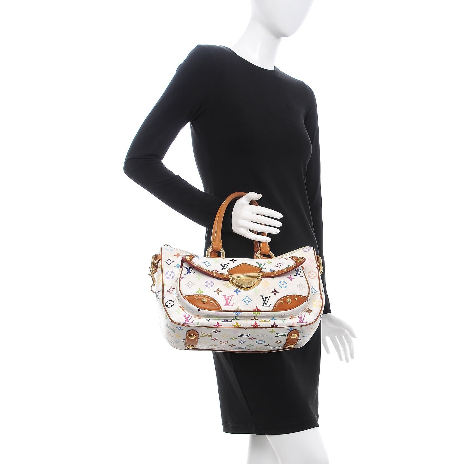 Louis Vuitton Monogram Multicolor Rita White 3 of 10