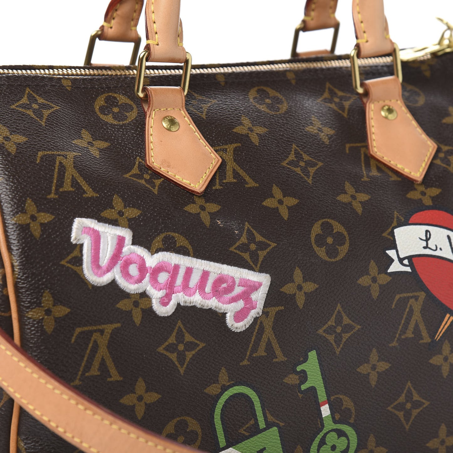 Monogram Patches Speedy Bandouliere 30