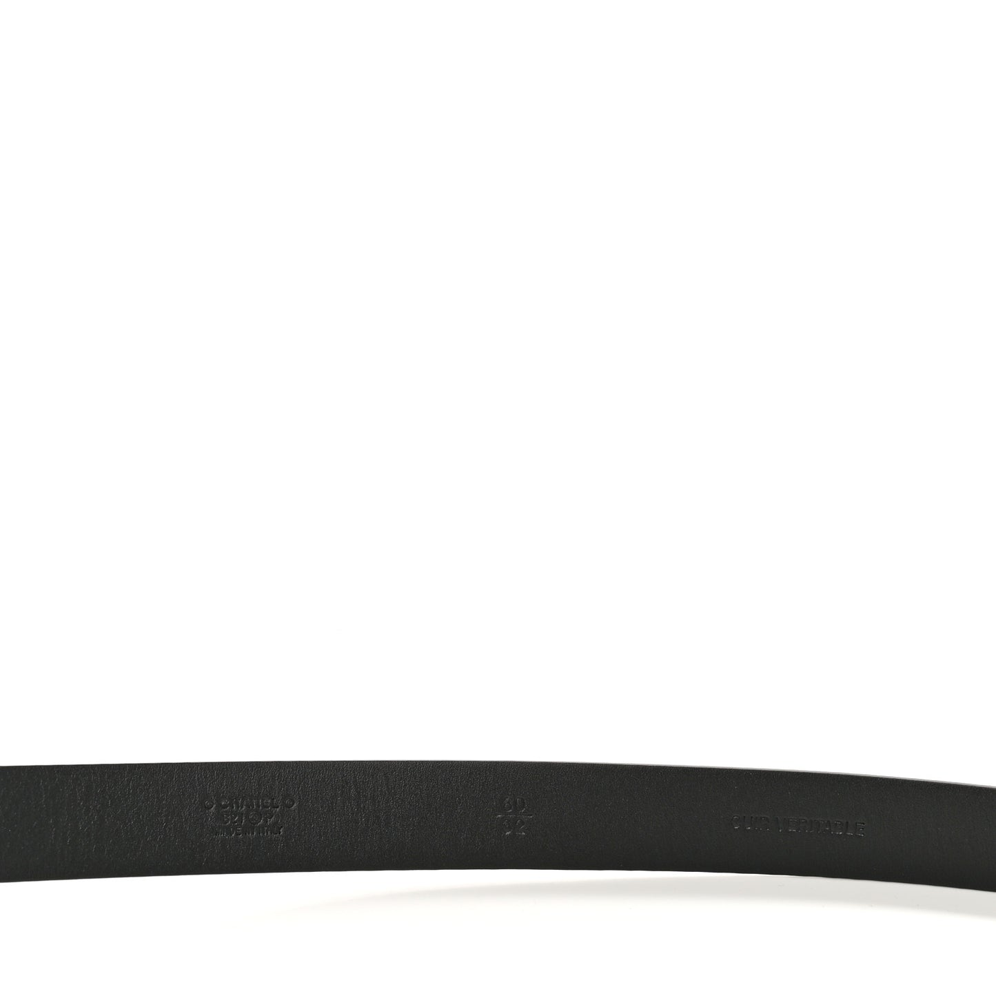 Calfskin CC Chain Belt 80 32 Black