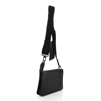 Louis Vuitton Calfskin Monogram Shadow Gaston Wearable Wallet 3 of 12