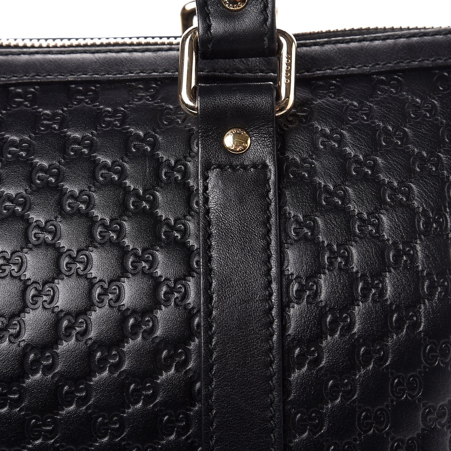 Gucci Soft Microguccissima Medium Zippered Satchel Black 8 of 12