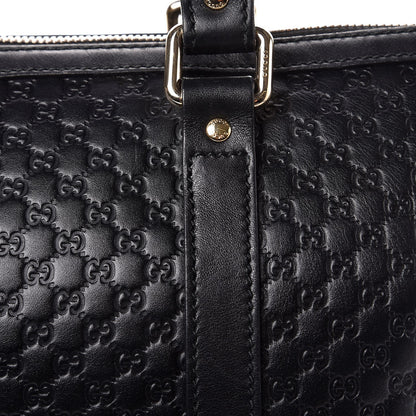 Gucci Soft Microguccissima Medium Zippered Satchel Black 8 of 12