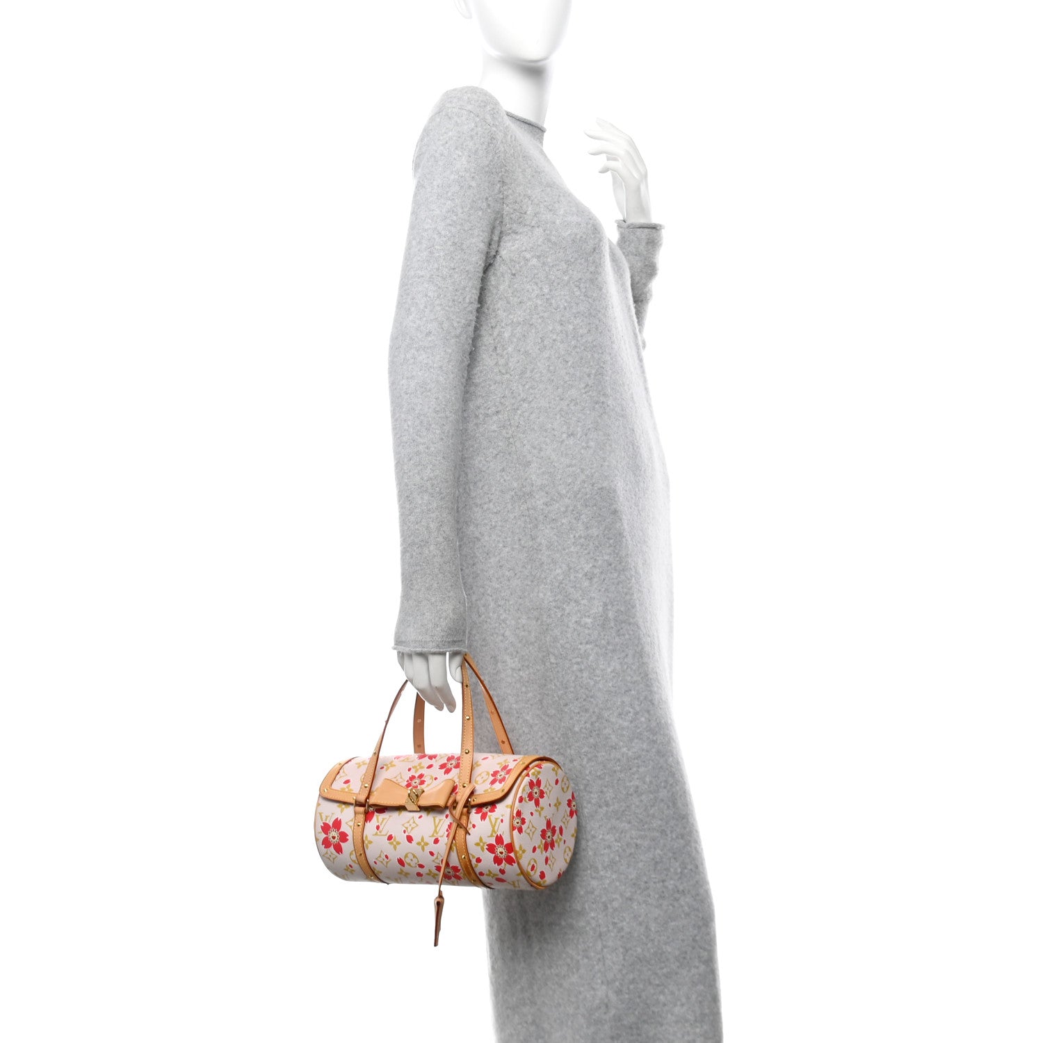 Louis Vuitton Monogram Cherry Blossom Papillon Red Creme 2 of 10