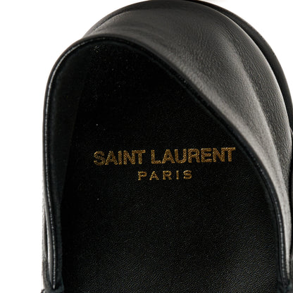 Saint Laurent Calfskin Le Loafer Foldable Mens Penny Slippers 43 Black 7 of 10