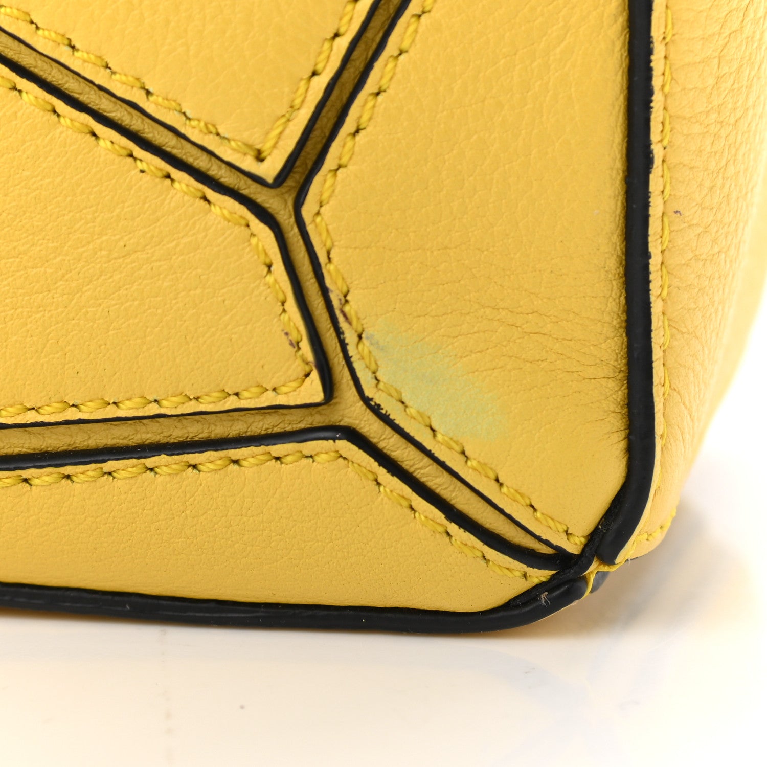 Loewe Calfskin Mini Puzzle Bag Yellow 11 of 11