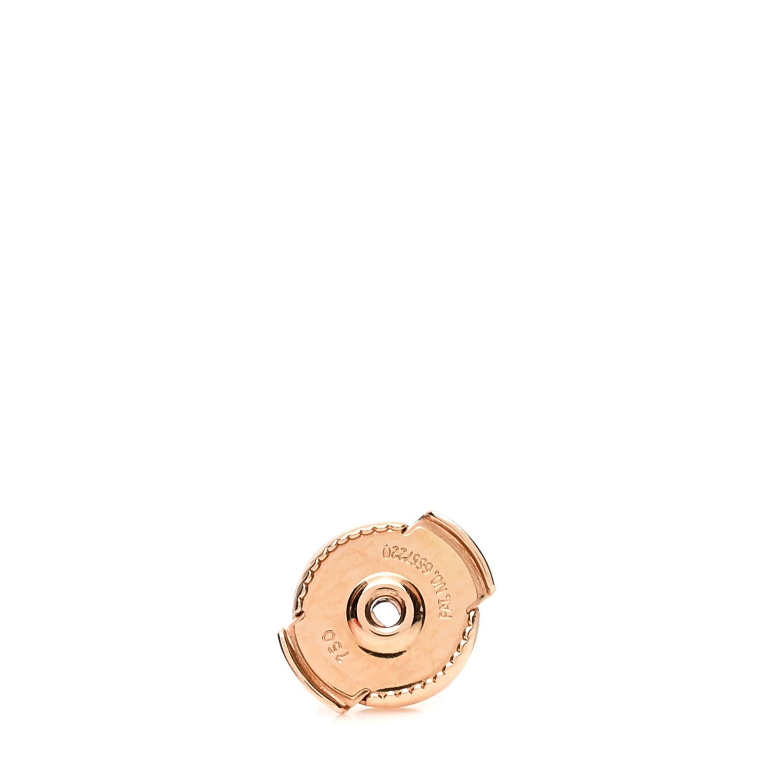 Hermes 18K Rose Gold TPM Farandole Stud Earrings 5 of 6