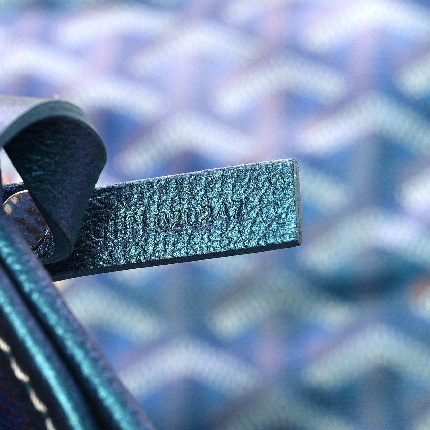 Goyard Iridescent Goyardine Saint Louis PM Pearly Blue 8 of 12
