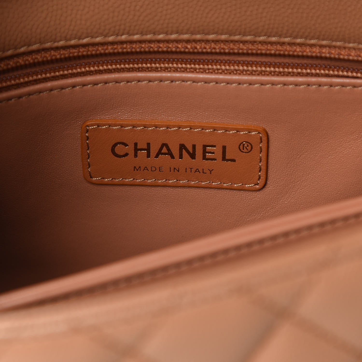 Chanel Caviar Quilted Mini Coco Handle Flap Brown 6 of 10