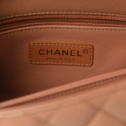 Chanel Caviar Quilted Mini Coco Handle Flap Brown 6 of 10