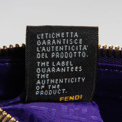 Fendi Zucca Spalmati Pochette Tobacco Viola 10 of 10