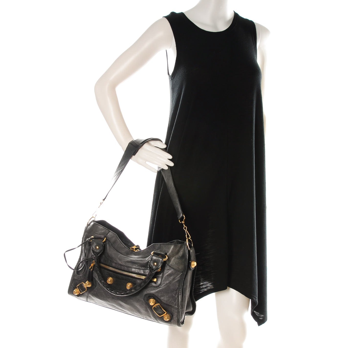 Balenciaga Agneau Giant 21 Gold Hardware City Anthracite 2 of 10