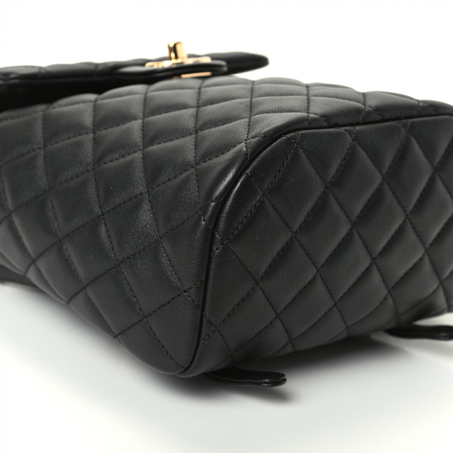 Chanel Calfskin Quilted Mini Urban Spirit Backpack Black 7 of 9