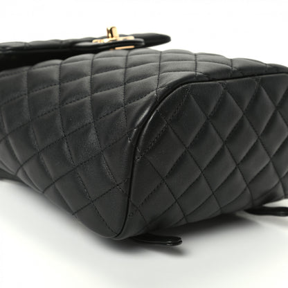Chanel Calfskin Quilted Mini Urban Spirit Backpack Black 7 of 9