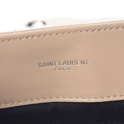 Saint Laurent Calfskin Y Quilted Monogram Medium Loulou Chain Satchel Dark Beige 8 of 11