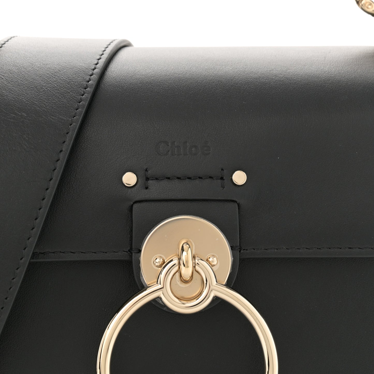 Calfskin Small Tess Bag Black