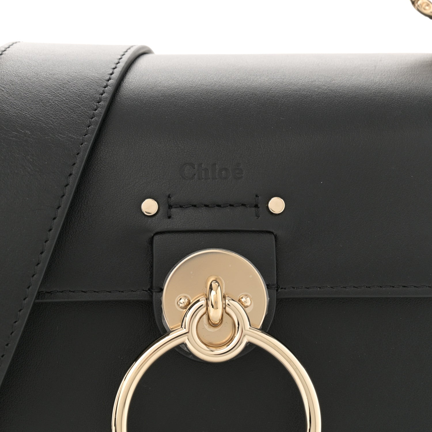 Chloe Calfskin Small Tess Bag Black 9 of 12