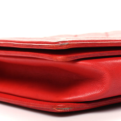 Chanel Calfskin Double Stitch New Medium Boy Flap Red 9 of 16