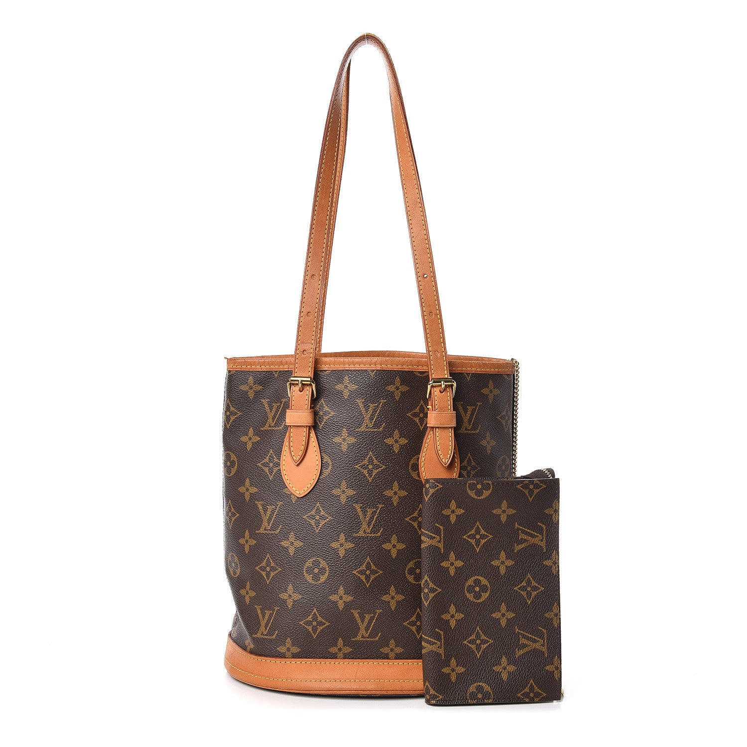 Louis Vuitton Monogram Petit Bucket 23 1 of 17