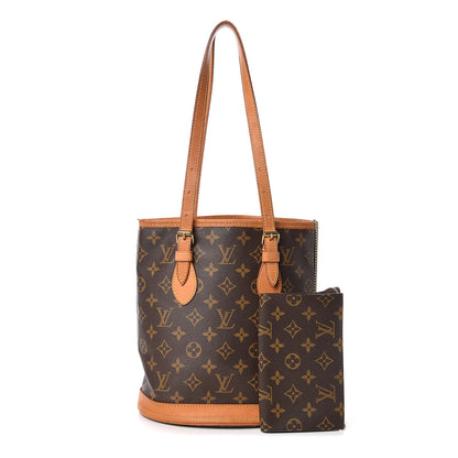 Louis Vuitton Monogram Petit Bucket 23 1 of 17