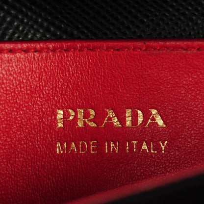 Prada Saffiano Cuir Large Double Bag Nero Black 6 of 7
