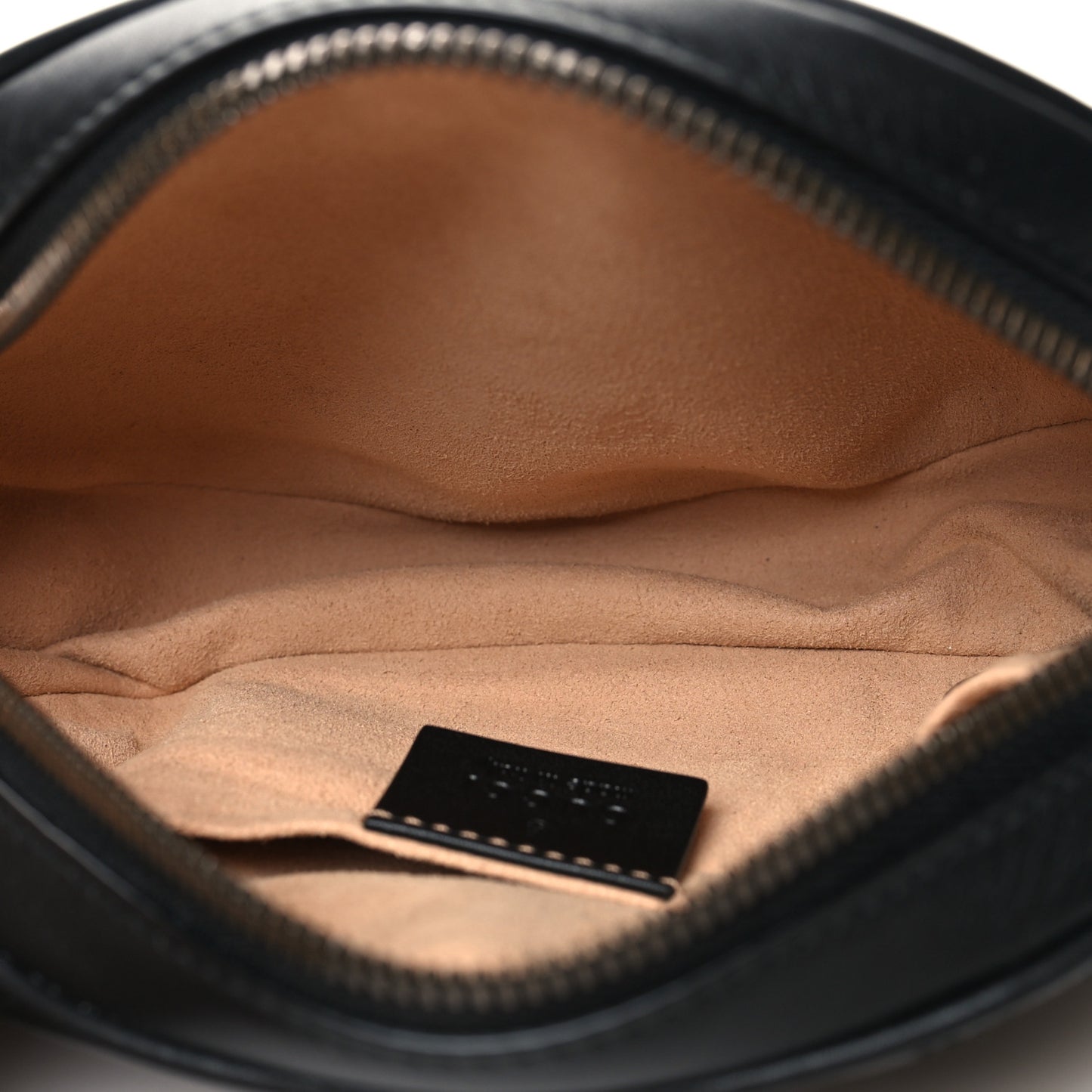 Calfskin Matelasse GG Marmont Belt Bag 85 34 Black
