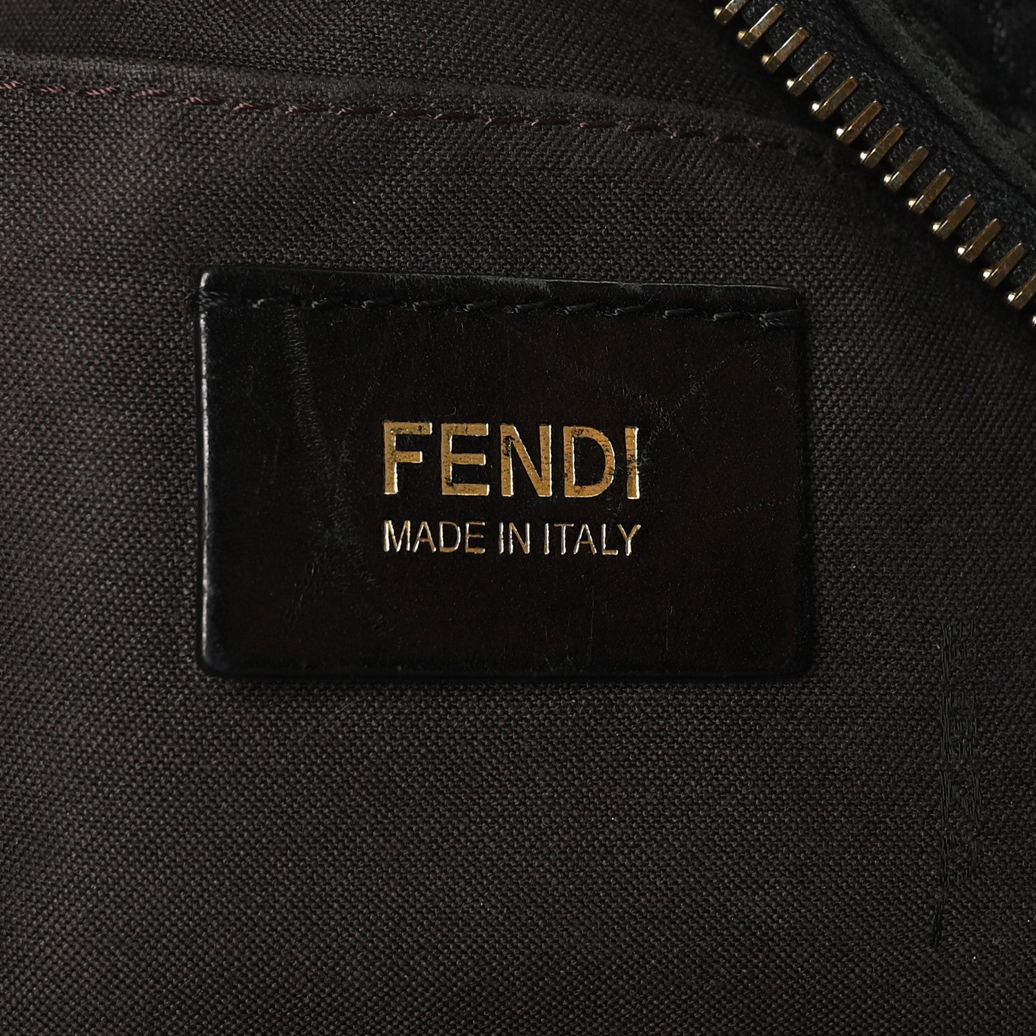 Fendi Crinkled Lambskin Mia Hobo Black 6 of 12