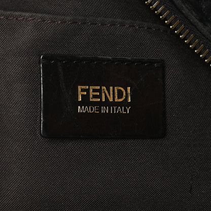Fendi Crinkled Lambskin Mia Hobo Black 6 of 12