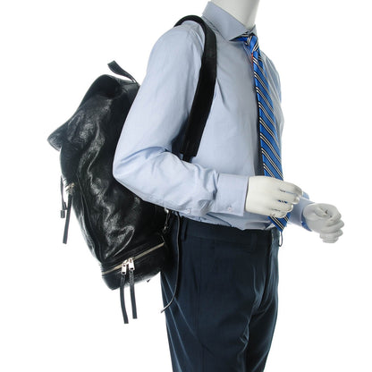 Balenciaga Agneau Classic Hardware Traveler Backpack Black 2 of 7