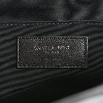 Saint Laurent Calfskin Matelasse Monogram Monochrome Lou Camera Bag Black 6 of 10