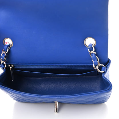 Chanel Lambskin Quilted Mini Rectangular Flap Royal Blue 7 of 10