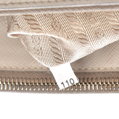 Prada Saffiano Medium Galleria Double Zip Tote Pomice 9 of 10