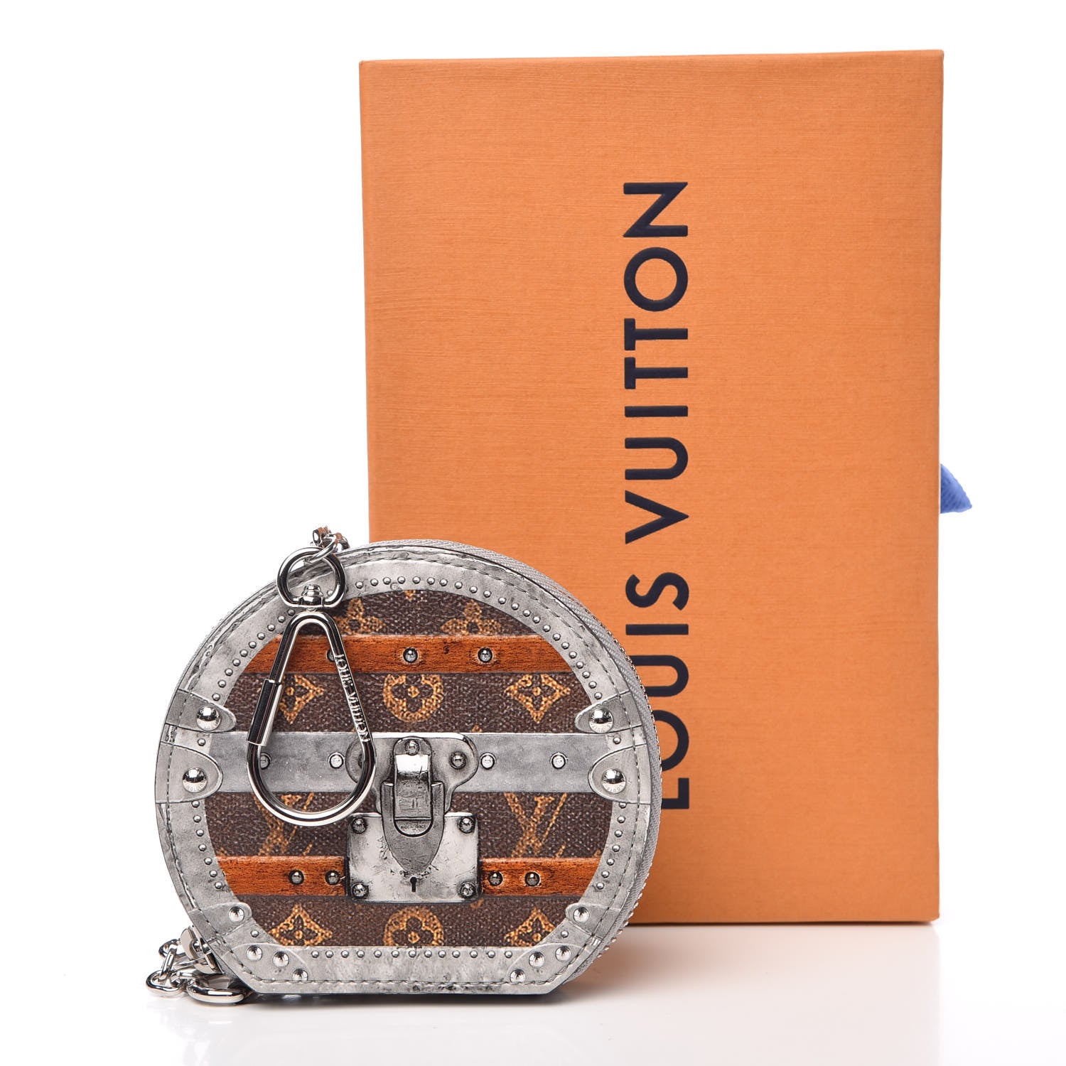 Louis Vuitton Transformed Monogram Time Trunks Micro Boite Chapeau Coin Purse Marron 7 of 7