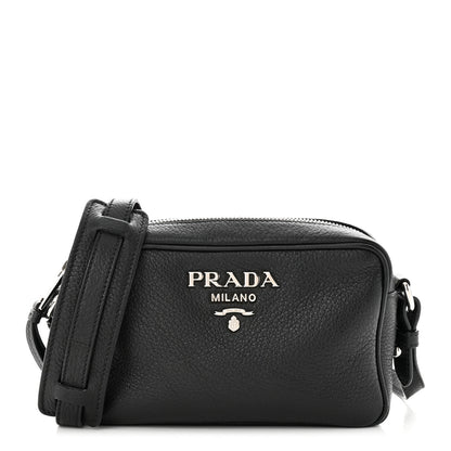 Prada Vitello Phenix Camera Bag Black 1 of 11