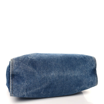 Telfar Denim Medium Shopping Bag Blue 4 of 9
