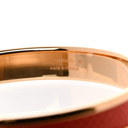 Hermes Epsom Olympe Bracelet T2 Rose Jaipur 4 of 5